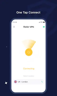 Radar VPN android App screenshot 1