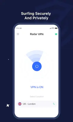 Radar VPN android App screenshot 2